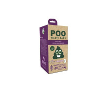 M-PETS Пакеты гигиенические для выгула собак ЭКО, запах Лаванда, цвет белый, 120 шт.
