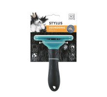 M-PETS Щетка-дешеддер для вычесывания кошек и собак, размер L, 11x16 см