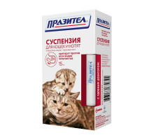 Празител для котят и кошек, суспензия для приема внутрь, 15 мл