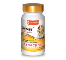 ЮНИТАБС Neokaprol Кормовая добавка от поедания фекалий для собак и щенков, таблетки, № 100