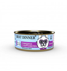 Бест Диннер Urinary Exclusive Vet Profi консервы для собак, говядина и картофель, 100 г