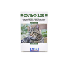 Сульф 120 для кошек, таблетки, № 6