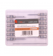 Игла многоразовая POLnet , 2.0х20 мм (14Gх3/4"), Luer-Lock, 12 шт.