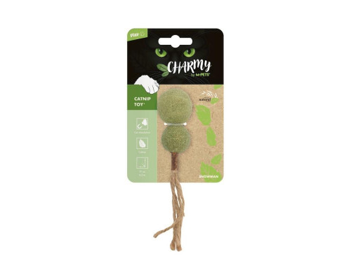 M-PETS Игрушка для кошек с кошачьей мятой CHARMY снеговик