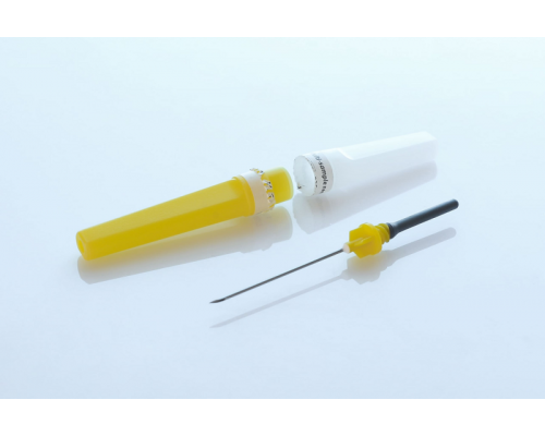 Игла двусторонняя 20G 0,9х38 мм, цвет желтый, 100 шт, Zhejiang Gongdong