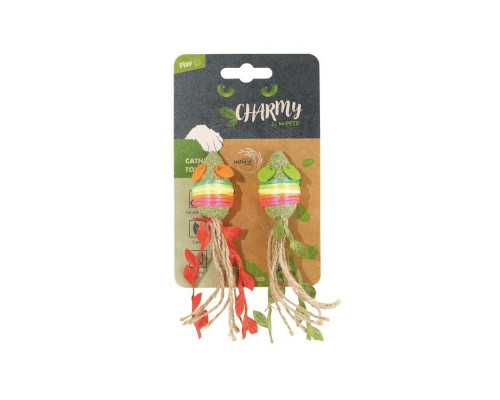 M-PETS Игрушка для кошек с кошачьей мятой CHARMY мышки