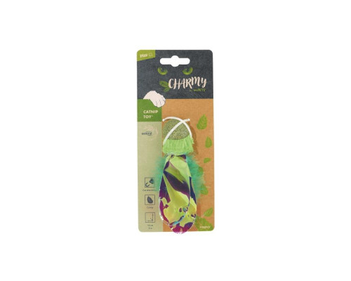 M-PETS Игрушка для кошек с кошачьей мятой CHARMY светлячок, цвет зеленый