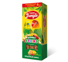 Палочки Happy Jungle для птиц медовый микс, 6 шт.