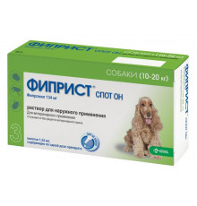 Фиприст Спот Он для собак 10-20 кг, 1,34 мл, №3