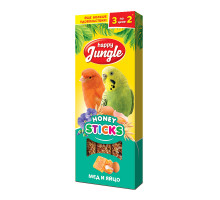 Палочки Happy Jungle для птиц мед и яйцо, 3 шт.