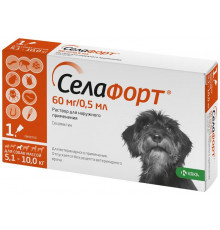 Селафорт 12% 0,5 мл (60 мг) для собак 5,1-10 кг №1