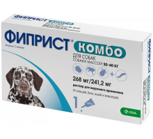 Фиприст Комбо для собак 20-40 кг, капли на холку, 2,68 мл, № 1