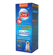Паста для вывода шерсти Cliny для кошек, со вкусом курицы, 30 мл