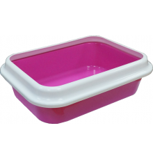 Туалет для кошек Leader с рамкой 46*34,5*14см