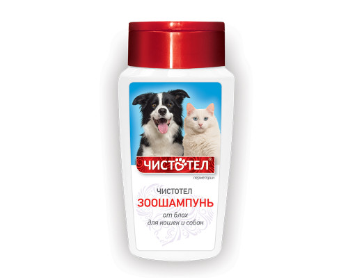 Чистотел зоошампунь от блох, для кошек и собак, 180 мл