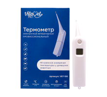 Ветеринарный электронный термометр для крупных животных, VET-130, VitaVet PRO
