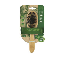 M-PETS Бамбуковая щетка с мягкой щетиной BAMBOO Soft Bristle Brush