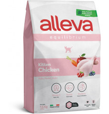 Корм Аллева Эквилибриум для котят, с курицей, 1,5 кг