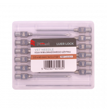 Игла многоразовая POLnet , 2,0х40 мм (14Gх1 1/2"), Luer-Lock, 12 шт.