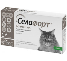 Селафорт 6% 1 мл (60 мг) для кошек 7,6-10 кг, №1