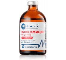 Линкомицин 10%, раствор для инъекций, 100 мл