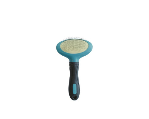 M-PETS Щетка-сликер (пуходерка) Slicker Brush OVAL, овальная, размер S, 10,5x18,5 см