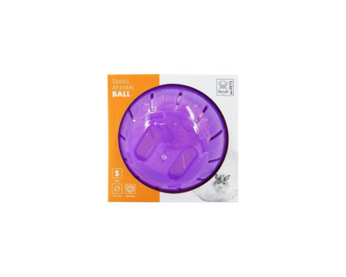 M-PETS Прогулочный шар для хомяков, цвет фиолетовый, 12,7 см