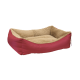 STORYTAILS Лежанка LOOIE прямоугольная с мехом, красная, M 70x60x23 см
