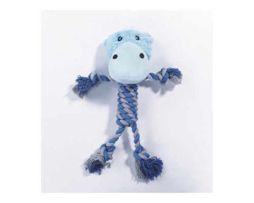 M-PETS Игрушка мягкая для собак Бегемотик Коко ECO COCO, 33 см