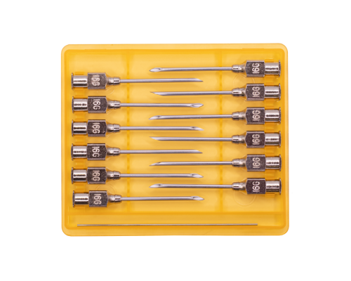 Игла многоразовая KRUUSE-Vet, 1,6х30 мм (16Gх1 1/4"), Luer-Lock, 12 шт.