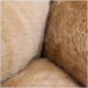 STORYTAILS Лежанка LOOIE прямоугольная с мехом, красная, M 70x60x23 см