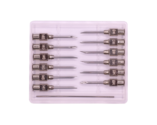 Игла многоразовая POLnet , 2.0х20 мм (14Gх3/4"), Luer-Lock, 12 шт.
