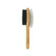 M-PETS Бамбуковая щетка-расческа двухсторонняя BAMBOO Double-Sided Pin Brush